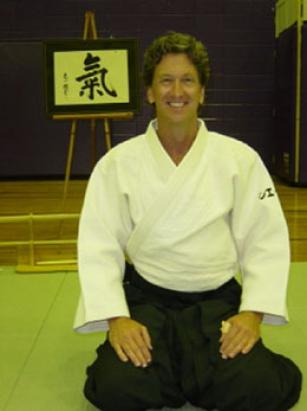 Shaner Sensei sitting in seiza posture